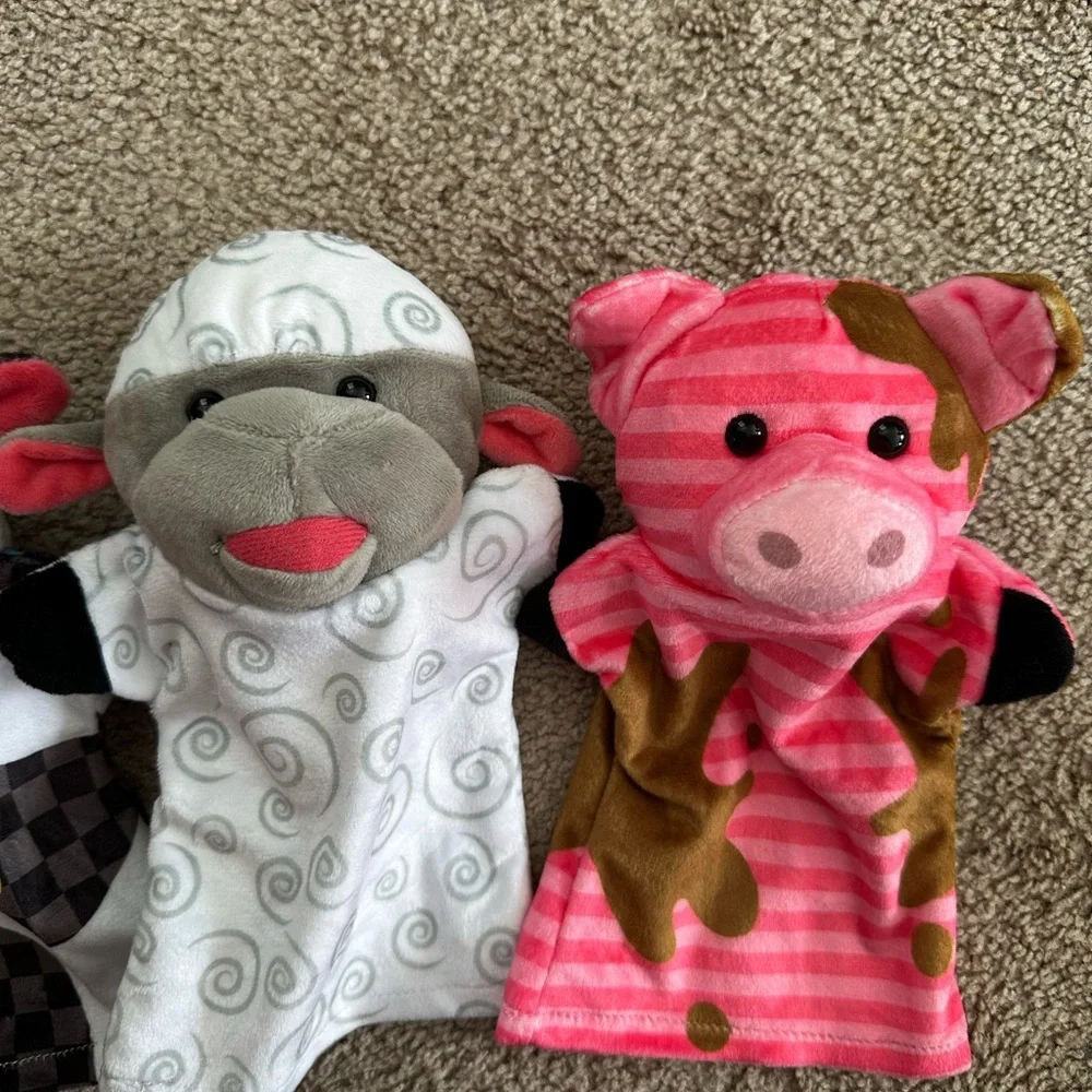 Melissa & Doug farm animal puppet set - Picture 3 of 5